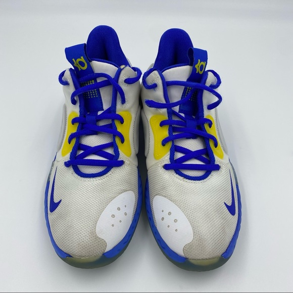 Nike KD Trey 5 VII (gs) White and Blue Basketball Sneakers - Picture 2 of 8